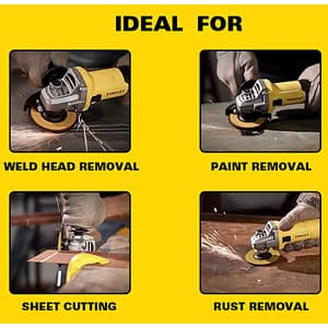 Stanley 100mm / 4 inch, 750W Slim Small Angle Grinder, SG7100-IN