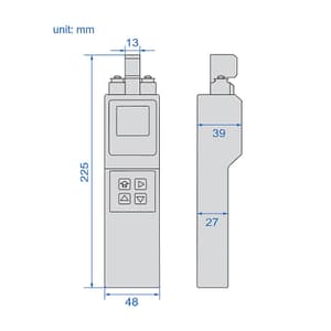 Insize 0.02 - 2 mm Handhold Laser Scan Micrometer, LDM-H02