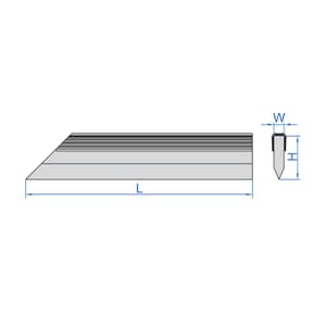 Insize 300 mm / 12 inch Economic Type Straight Edge, 4715-300