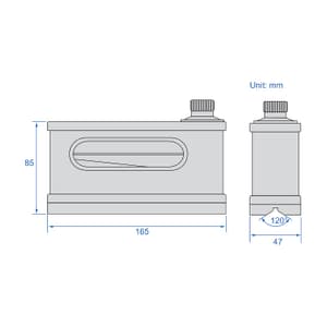 Insize 165 mm Imaging Level, 4956-10