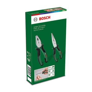 Bosch 2 Pcs Long-lasting Pliers Set, 1 600 A02 75H