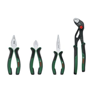 Bosch 4 Pcs Long-lasting Pliers Set, 1 600 A02 W7K