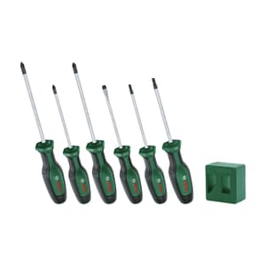 Bosch 6 Pcs Mix Screwdriver Set with Magnetizer, 1 600 A02 W7L