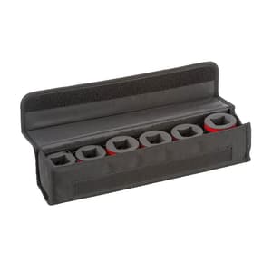 Bosch 6 Pcs 1 Inch Sq. Drive Socket Set (70 mm Length), 2 608 551 105