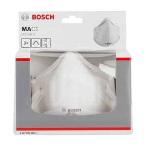 Bosch Fine Dust Respirator Mask MA C1 (Pack Of 3 Pcs), 2 607 990 089