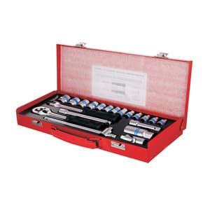 Taparia 20 Pcs 3/8 Inch Sq. Drive Socket Set (9.5 mm), S 3/8H