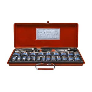 Taparia 27 Pcs 1/2 Inch Sq. Drive Hexagonal Socket Set (6PT), S-11HXL