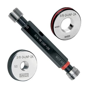 Baker 3 Inch Right Hand Unified Thread Gauges