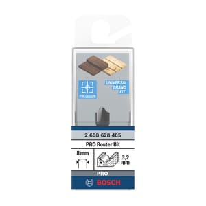 Bosch 9.5 mm Pro Router Bit (Beading Bit), 2 608 628 405
