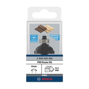 Bosch 28.5 mm Pro Router Bit (Classical Cove Bit), 2 608 628 356