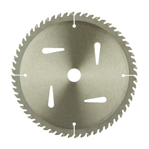 Dewalt 7-1/4 inch / 185 mm TCT Woodworking Cutting Blade For MDF Particle Boards Laminated Boards (60 Teeth), DW03760-IN