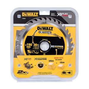Dewalt 7-1/2 inch / 190 mm XR Extreme Runtime Circular Saw Blade (36 Teeth), DT99563-QZ