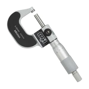 Mitutoyo 0 - 25 mm Digit Outside Micrometer with Ratchet Stop, 193-101