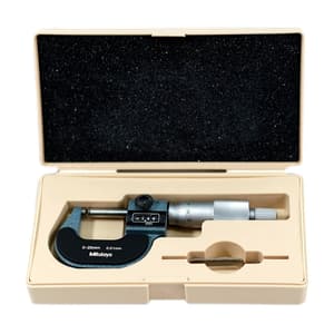 Mitutoyo 0 - 25 mm Digit Outside Micrometer with Ratchet Stop, 193-101