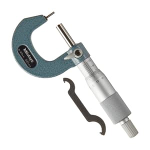 Mitutoyo 0 - 25 mm Pin Anvil Tube Micrometer (Type A), 115-302