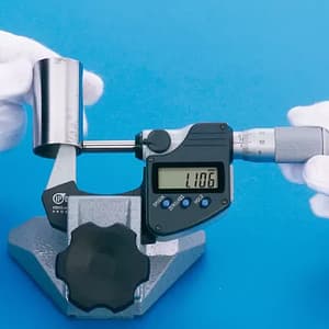 Mitutoyo 75 - 100 mm Spherical Anvil Digital Tube Micrometer (Type A), 395-254-30