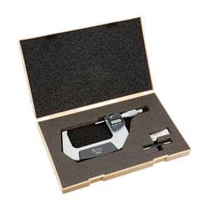 Mitutoyo 75 - 100 mm Spherical Anvil Digital Tube Micrometer (Type A), 395-254-30