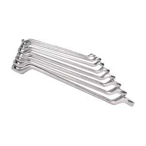 Freemans 8 Pcs, 6 x 7 mm - 20 x 22 mm Shallow Offset Ring Spanner Sets, RS08