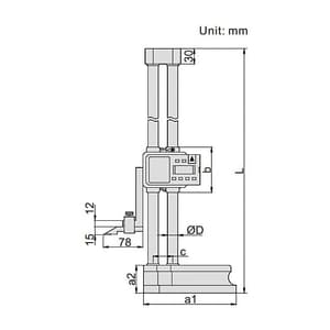 Insize 300 mm Digital Height Gauge, 1151-300A