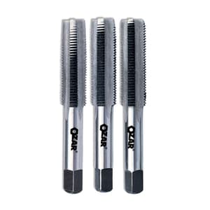 Ozar BSF Thread 3/4 Inch Carbon Steel Hand Taps (Set of 3 Pcs), ATC-4457
