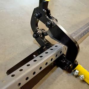 Breeze 100 mm Blade Length Hand Operated Slotted Angle Cutting Machine, B-PASM/P 