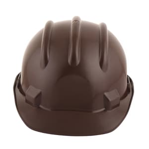 Karam ISI Marked Shelmet Safety Helmet With Plastic Cradle (Brown), PN501