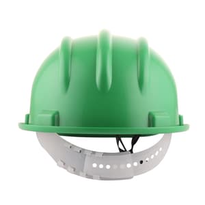 Karam ISI Marked Shelmet Safety Helmet With Plastic Cradle (Hyd Green), PN501