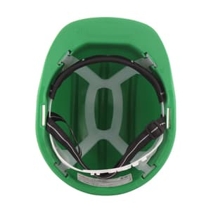 Karam ISI Marked Shelmet Safety Helmet With Plastic Cradle (Hyd Green), PN501
