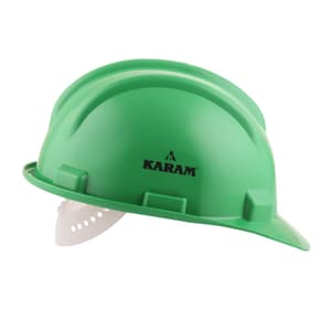 Karam ISI Marked Shelmet Safety Helmet With Plastic Cradle (Hyd Green), PN501
