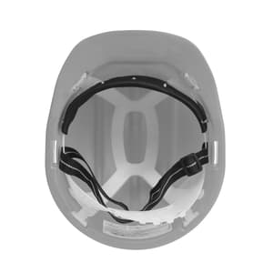 Karam ISI Marked Shelmet Safety Helmet With Plastic Cradle (Grey), PN501