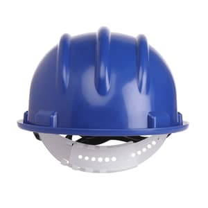 Karam ISI Marked Shelmet Safety Helmet With Plastic Cradle (Lamination Blue), PN501