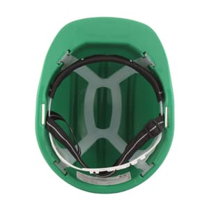 Karam ISI Marked Shelmet Safety Helmet With Plastic Cradle (Mint Green), PN501