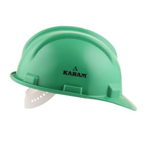 Karam ISI Marked Shelmet Safety Helmet With Plastic Cradle (Mint Green), PN501