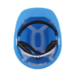 Karam ISI Marked Shelmet Safety Helmet With Plastic Cradle (Star Blue), PN501
