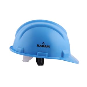 Karam ISI Marked Shelmet Safety Helmet With Plastic Cradle (Star Blue), PN501