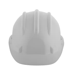 Karam ISI Marked Shelmet Safety Helmet With Plastic Cradle (White), PN501