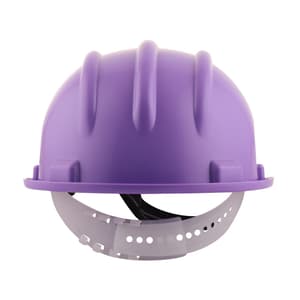 Karam ISI Marked Shelmet Safety Helmet With Plastic Cradle (Violet), PN501