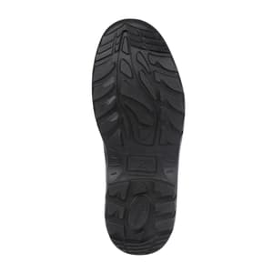 Karam Men's Executive Leather Safety Shoe - Steel Toe (Black), FS04BL