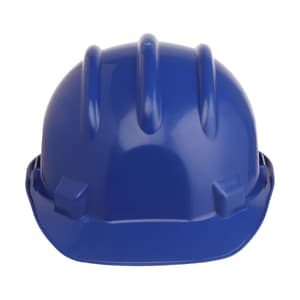 Karam ISI Marked Shelmet Ratchet Type Safety Helmet With Plastic Cradle (Lamination Blue), PN521