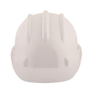 Karam ISI Marked Shelmet Ratchet Type Safety Helmet With Plastic Cradle (White), PN521