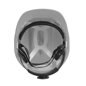 Karam ISI Marked Shelmet Ratchet Type Safety Helmet With Plastic Cradle (Grey), PN521