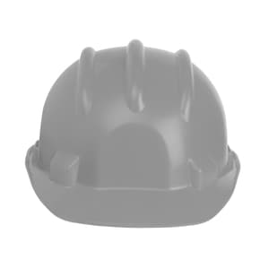 Karam ISI Marked Shelmet Ratchet Type Safety Helmet With Plastic Cradle (Grey), PN521