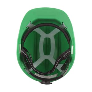 Karam ISI Marked Shelmet Ratchet Type Safety Helmet With Plastic Cradle (Hyd Green), PN521