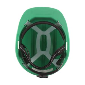 Karam ISI Marked Shelmet Ratchet Type Safety Helmet With Plastic Cradle (Mint Green), PN521