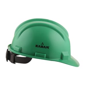 Karam ISI Marked Shelmet Ratchet Type Safety Helmet With Plastic Cradle (Mint Green), PN521