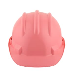Karam ISI Marked Shelmet Ratchet Type Safety Helmet With Plastic Cradle (Pink), PN521
