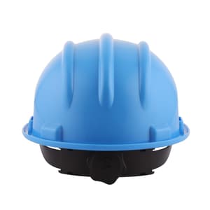 Karam ISI Marked Shelmet Ratchet Type Safety Helmet With Plastic Cradle (Star Blue), PN521
