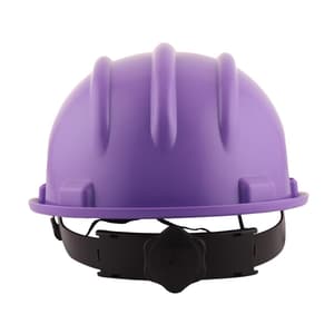 Karam ISI Marked Shelmet Ratchet Type Safety Helmet With Plastic Cradle (Violet), PN521