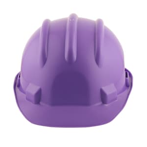 Karam ISI Marked Shelmet Ratchet Type Safety Helmet With Plastic Cradle (Violet), PN521