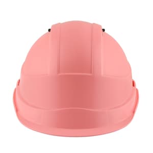 Karam ISI Marked Shelblast Safety Helmet With Plastic Cradle Peak & Nape Type Adjustment (Pink), PN541